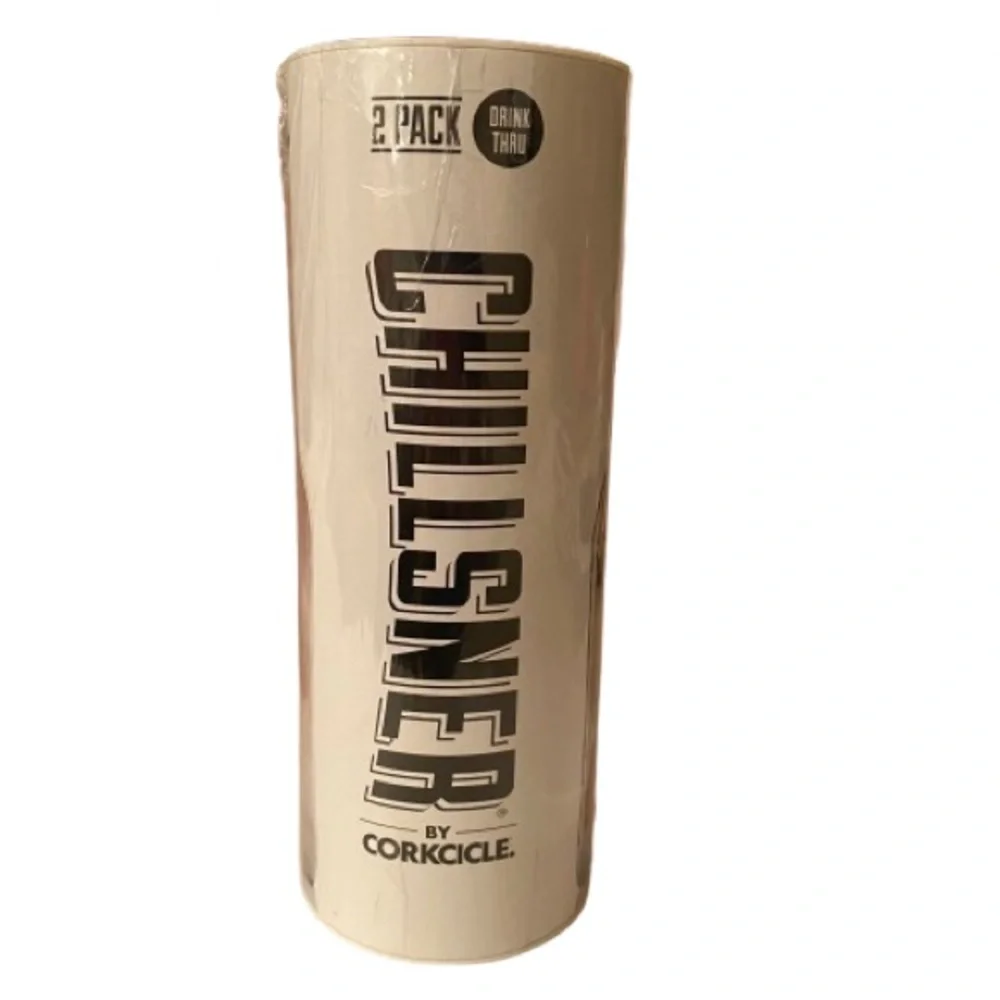 Corkcicle Chillsner Beer Cooling Set 2 Pack New Sealed Packaging Poolside Beach